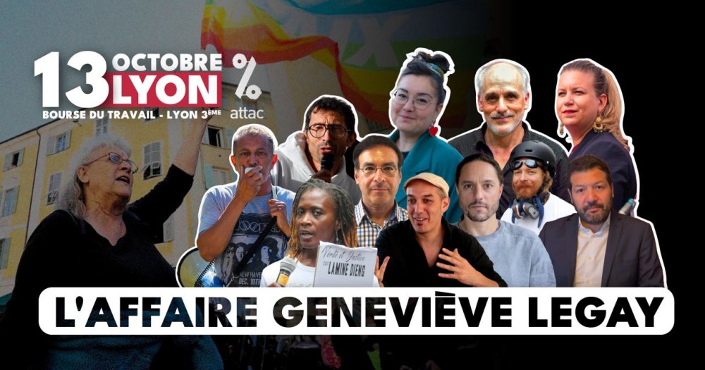 Programme Affaire Geneviève Legay le 13 octobre faisons le procès