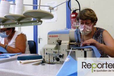 Dans le Jura, la production de masques anti-Covid relance l'industrie