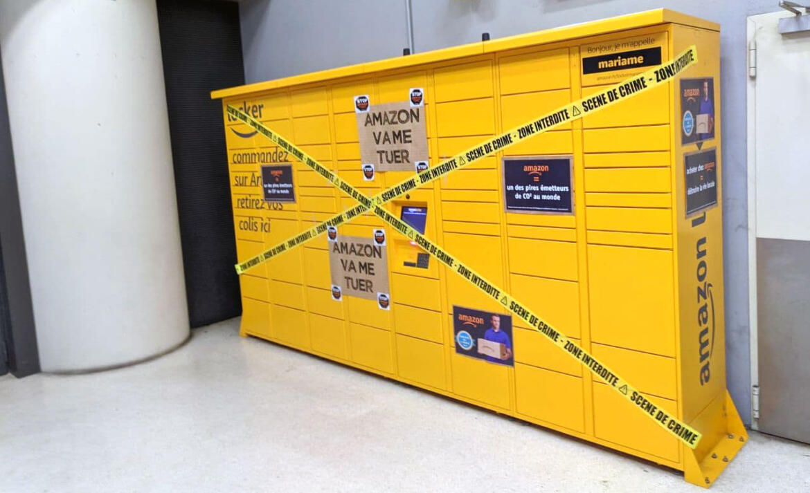 Liste des Amazon Lockers en France par département