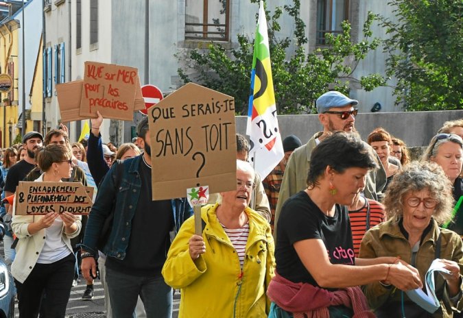 À Douarnenez, 500 personnes à la manifestation pour l’accès au logement