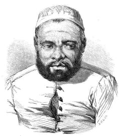 Représentation d’Andriantsoly, ancien sultan de Mayotte, 1 janvier 1855