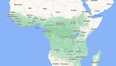 Carte de l’Afrique centrale