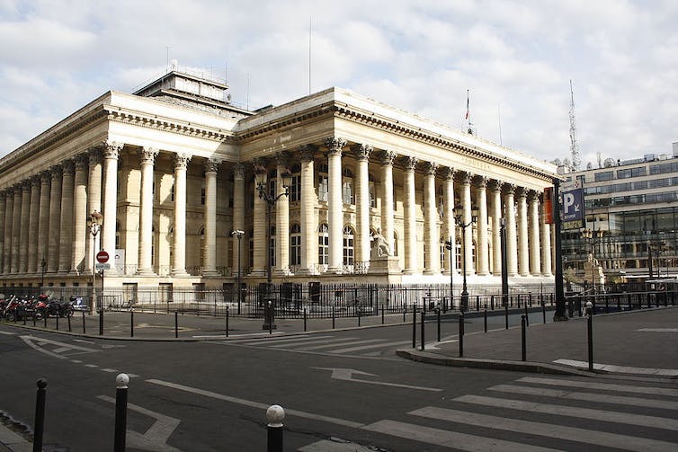 Photo du palais Brogniart, à Paris