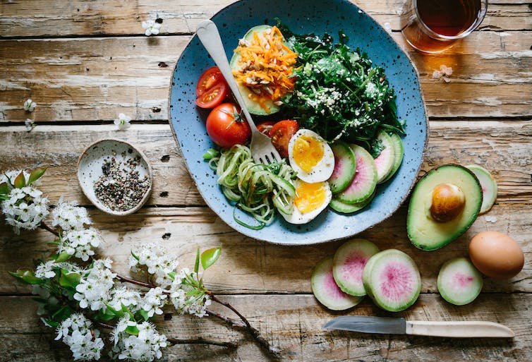 assiette végétarienne