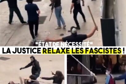Captures de la vidéo montrant des membres de l