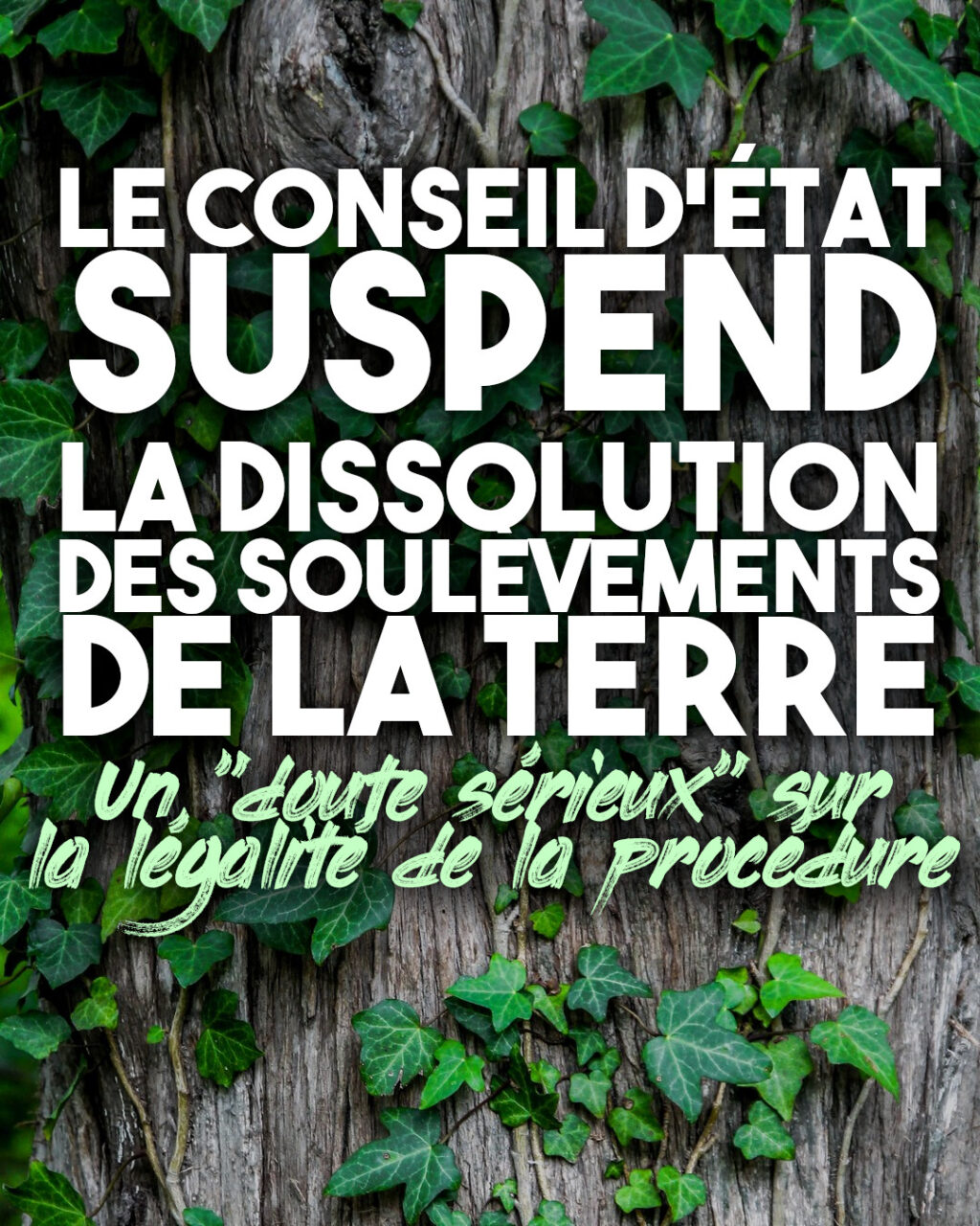 La Dissolution Des Soulèvements De La Terre Est Suspendue Oneplanete