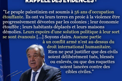 Antonio Guterres lors d