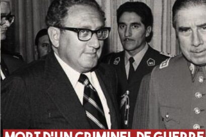 Sur la photo : Kissinger et Pinochet