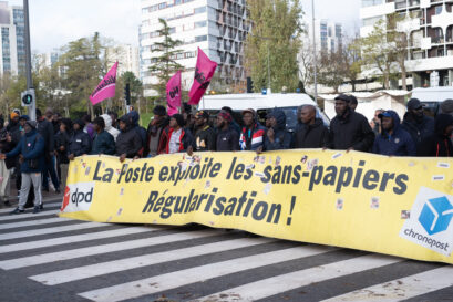 Chronopost, manif 15 novembre