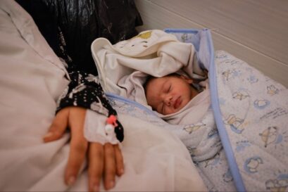 bébé né à Gaza