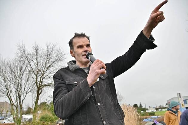 Julien Tallec, porte-parole de la Confédération paysanne.