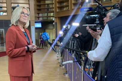 Sigrid Kaag à Bruxelles le 19 février 2024