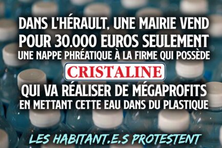 En pleine sécheresse, Cristaline s