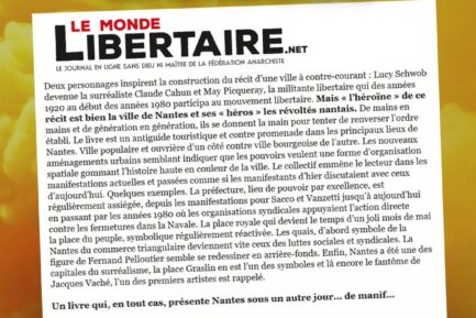 La chronique du Monde Libertaire