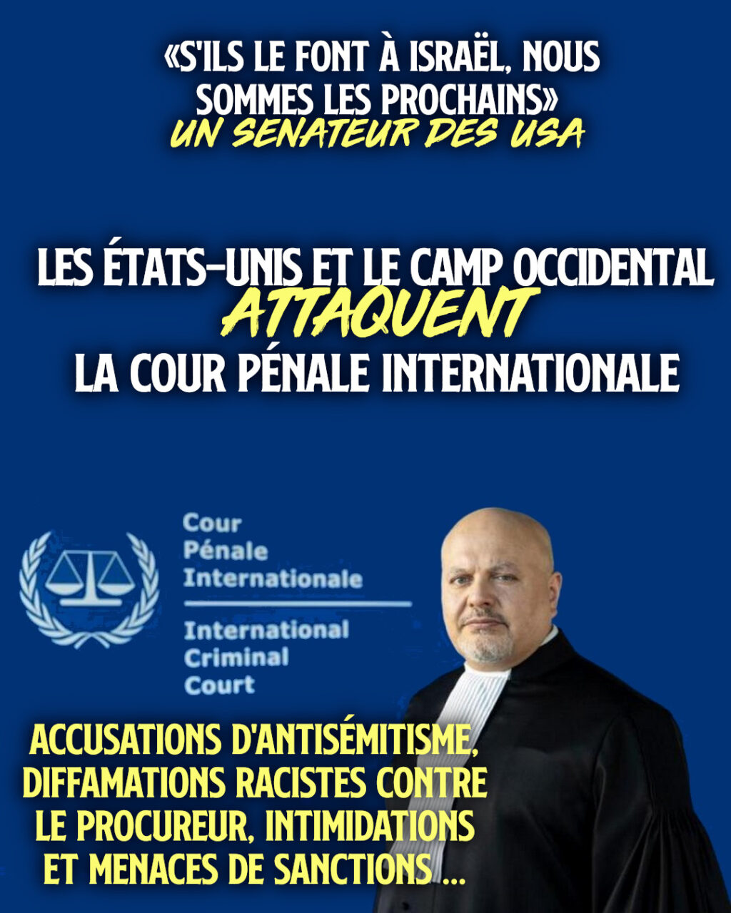 Karim Khan, le procureur de la Cour Pénale Internationale