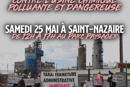 Des manifestant-es devant l
