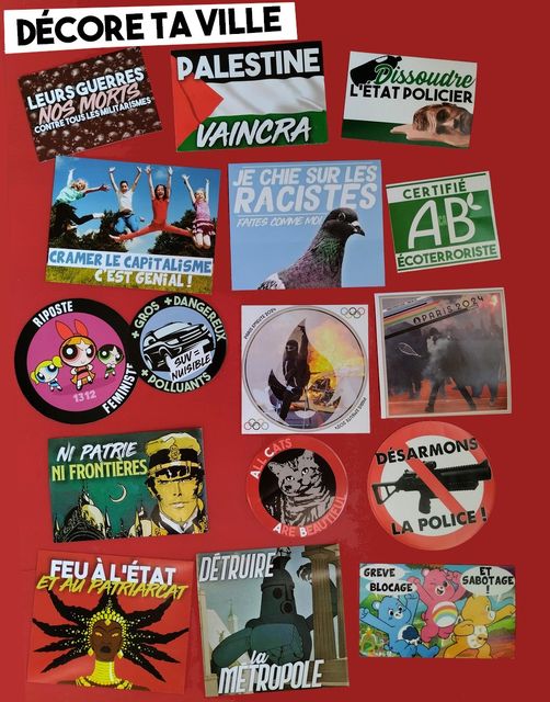des autocollants pour l’été