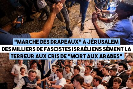 "Marche des drapeaux" : les fascistes israéliens défilent à Jérusalem et tabassent un journaliste palestinien