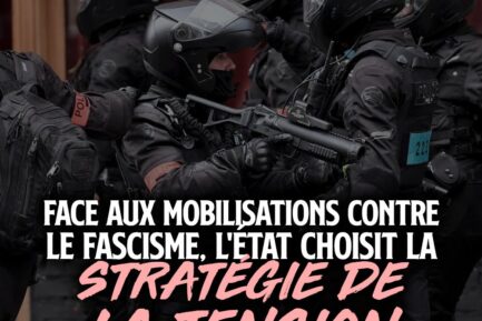 21000 policiers, drones, manif interdite … l’état choisit l