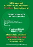 26 juin : Manifestation contre le projet de ferme-usine de Peyrins : 1.100.000 poulets par an ! {JPEG}