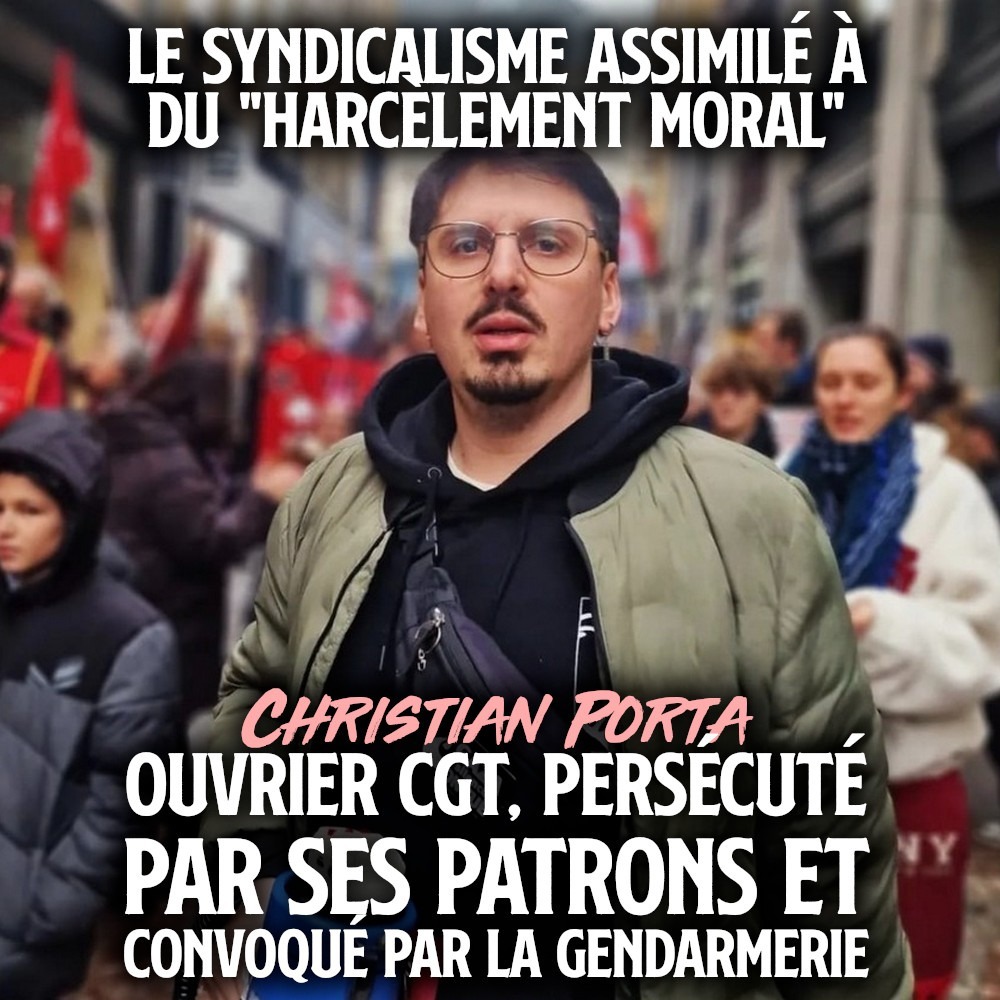 Christian Porta reste déterminé malgré la répression patronale