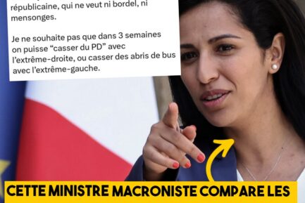 Sarah El Haïry pointe du doigt vers l