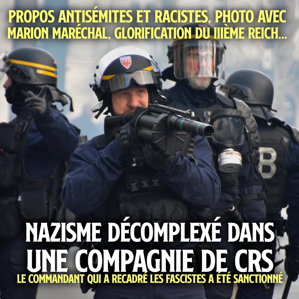 nazisme décomplexé dans une compagnie de crs