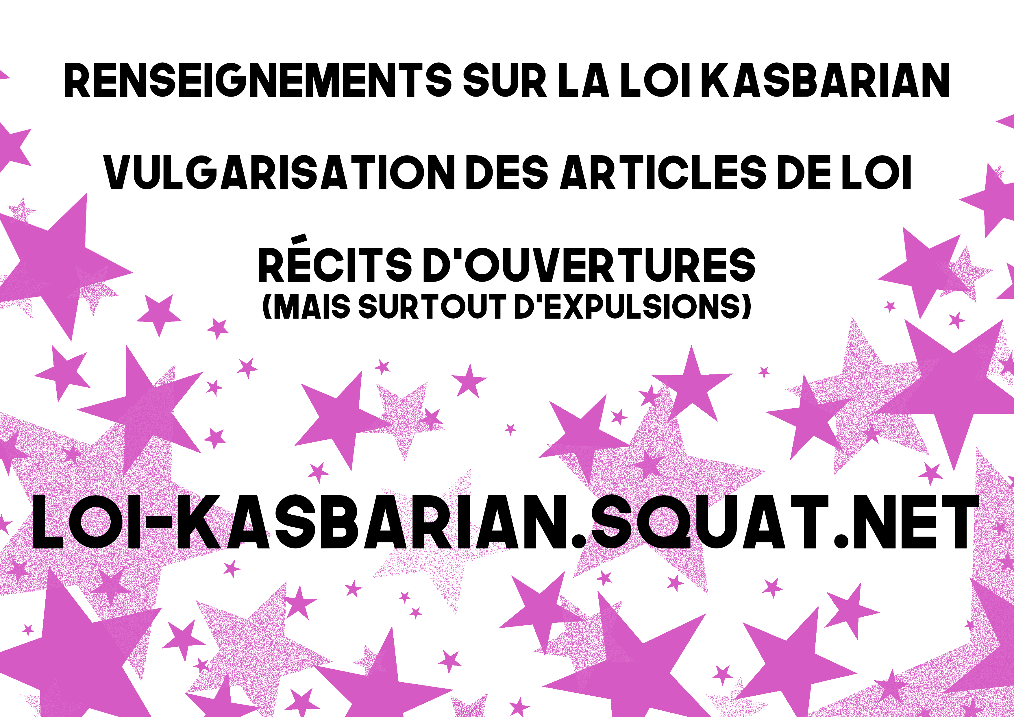 Un site pour répertorier nos expériences face à la loi Kasbarian