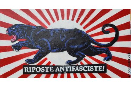 "Riposte antifasciste" : magnifique pochoir