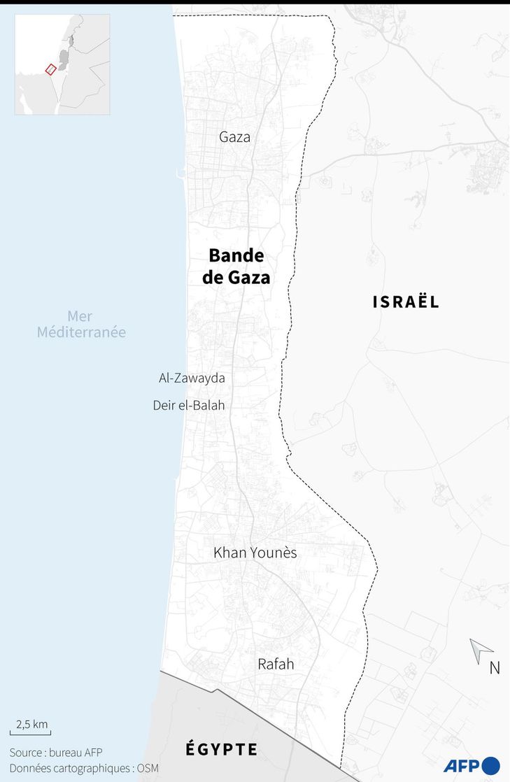 Au moins 24 morts dans des raids israéliens sur Gaza, selon les secours