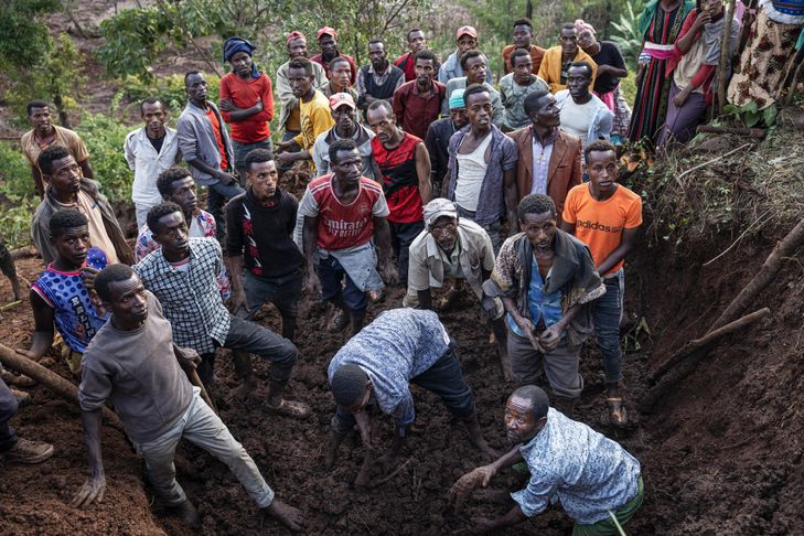 Glissement de terrain en Ethiopie: 257 morts, le bilan pourrait atteindre les 500, selon l'ONU