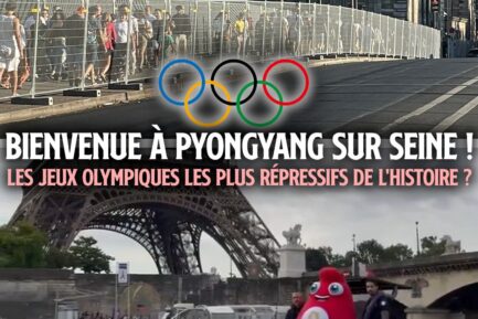 Pour les Jeux Olympiques, Paris est barricadée et des policiers patrouillent en bateau sur la Seine
