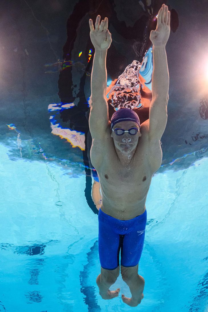 Natation: Marchand file en finale du 400 m quatre nages