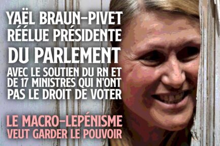 Yaël Braun-Pivet en tueuse de Shining : elle ne lâchera pas son perchoir