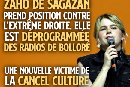 Zaho De Sagazan au micro