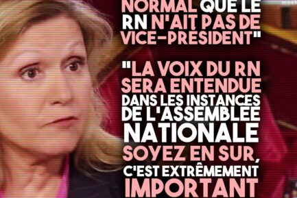 Yaël Braun-Pivet défendant le RN à l