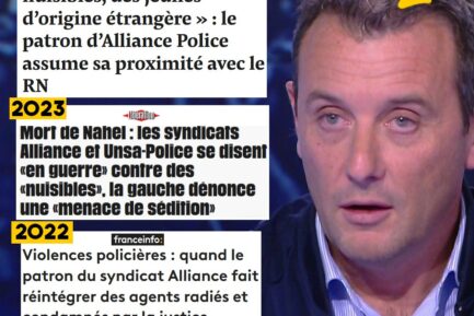 le patron du premier syndicat policier est un néofasciste