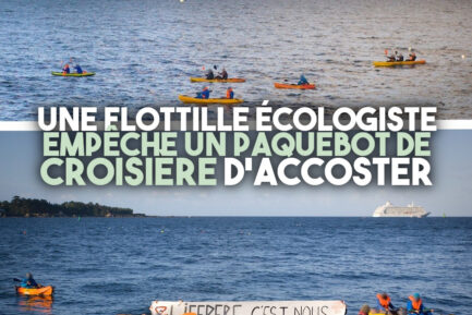 Samedi 6 juillet au petit matin, à Concarneau, dans le Finistère. Une escouade de 18 kayaks se lance dans l