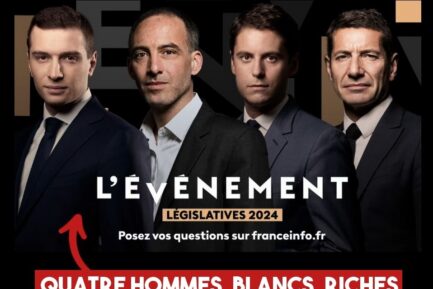 Quatre hommes blancs, riches et de droite animeront le débat d