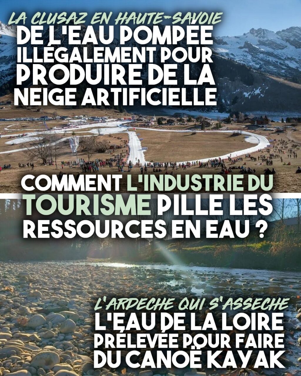 ski alpin et canoë : comment l