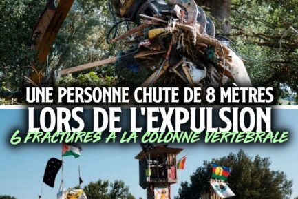 a69 : opération militaire contre la zad, une personne frôle la mort