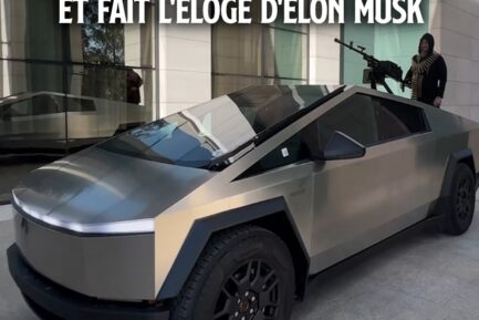 Le "Cybertruck" de Tesla modifié par Kadyrov est équipé d
