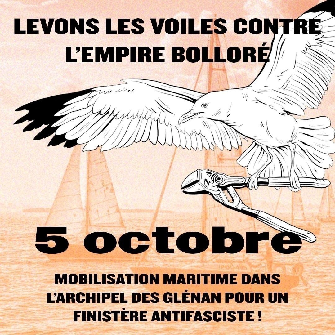 LEVONS LES VOILES CONTRE L’EMPIRE BOLLORÉ DANS L’ARCHIPEL DES GLÉNAN
