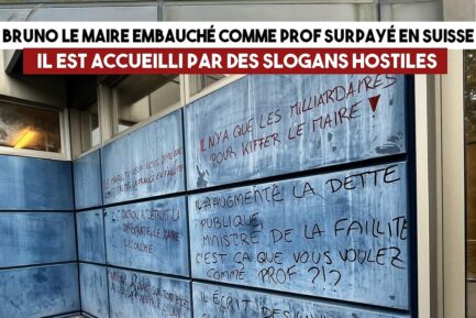 Des messages pour accueillir Bruno Le Maire à l