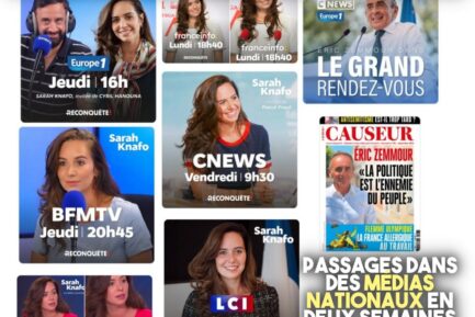 Éric Zemmour et Sarah Knafo : le couple de Reconquête est partout dans les médias pour la rentrée 2024