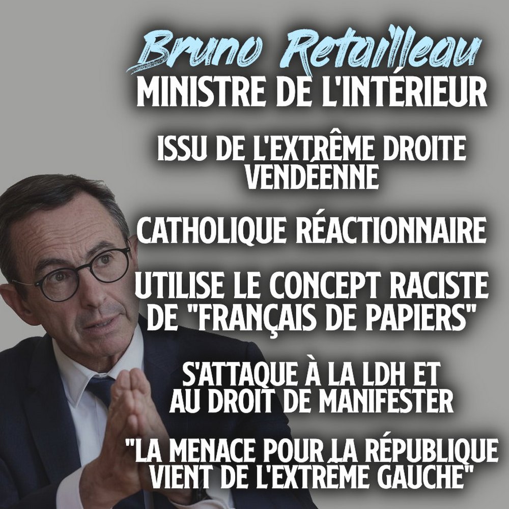 Bruno Retailleau expliquant en quoi il ferait un très bon ministre de l