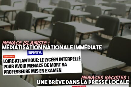 Une salle de classe aussi vide que la déontologie de BFM quand il s