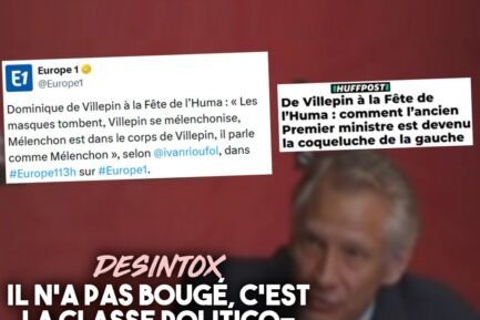 Dominique De Villepin fait les titres de la presse d