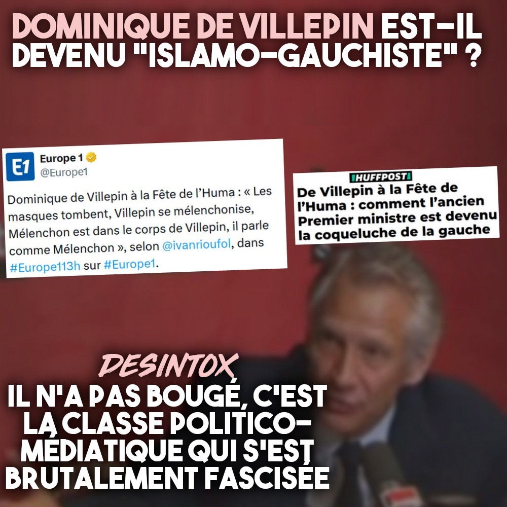 Dominique De Villepin fait les titres de la presse d
