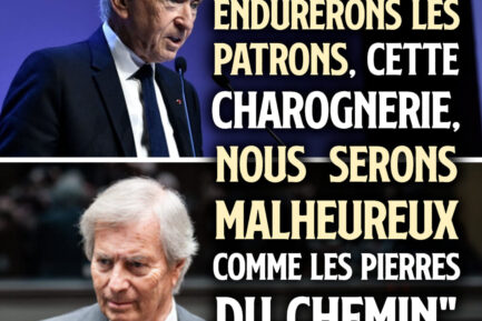 Bernard Arnault et Vincent Bolloré accompagnent cette citation d